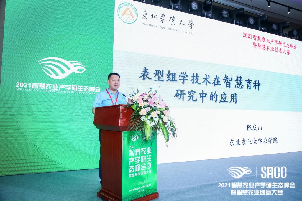 我院院长陈庆山教授作报告